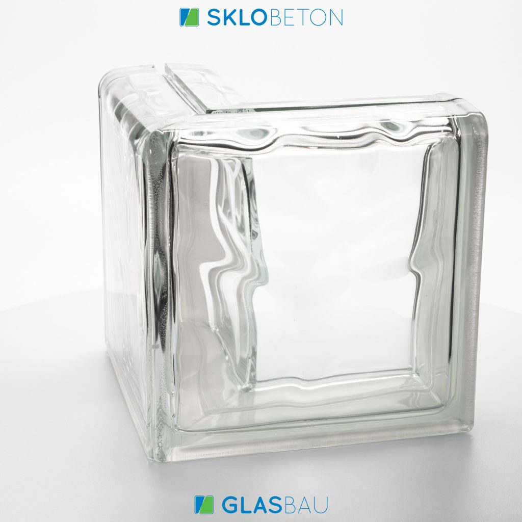 Clear 1919/8 ED Corner 90° Double End Wave