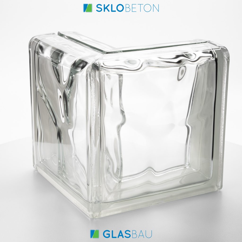 Clear 1919/8 ED Corner 90° Double End Wave