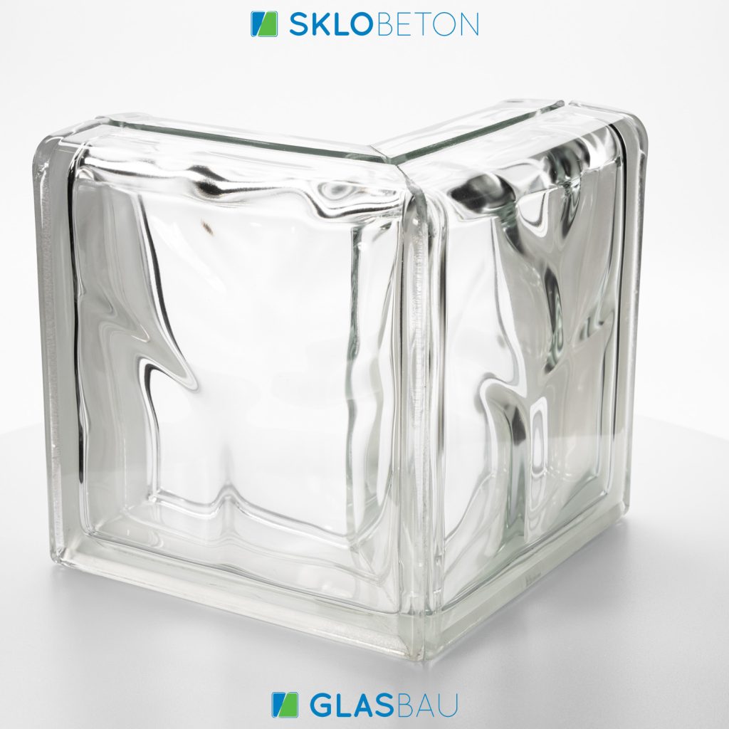 Clear 1919/8 ED Corner 90° Double End Wave