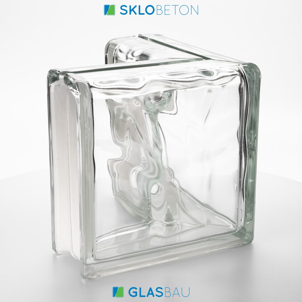 Clear 1919/8 ED Corner 90° Double End Wave