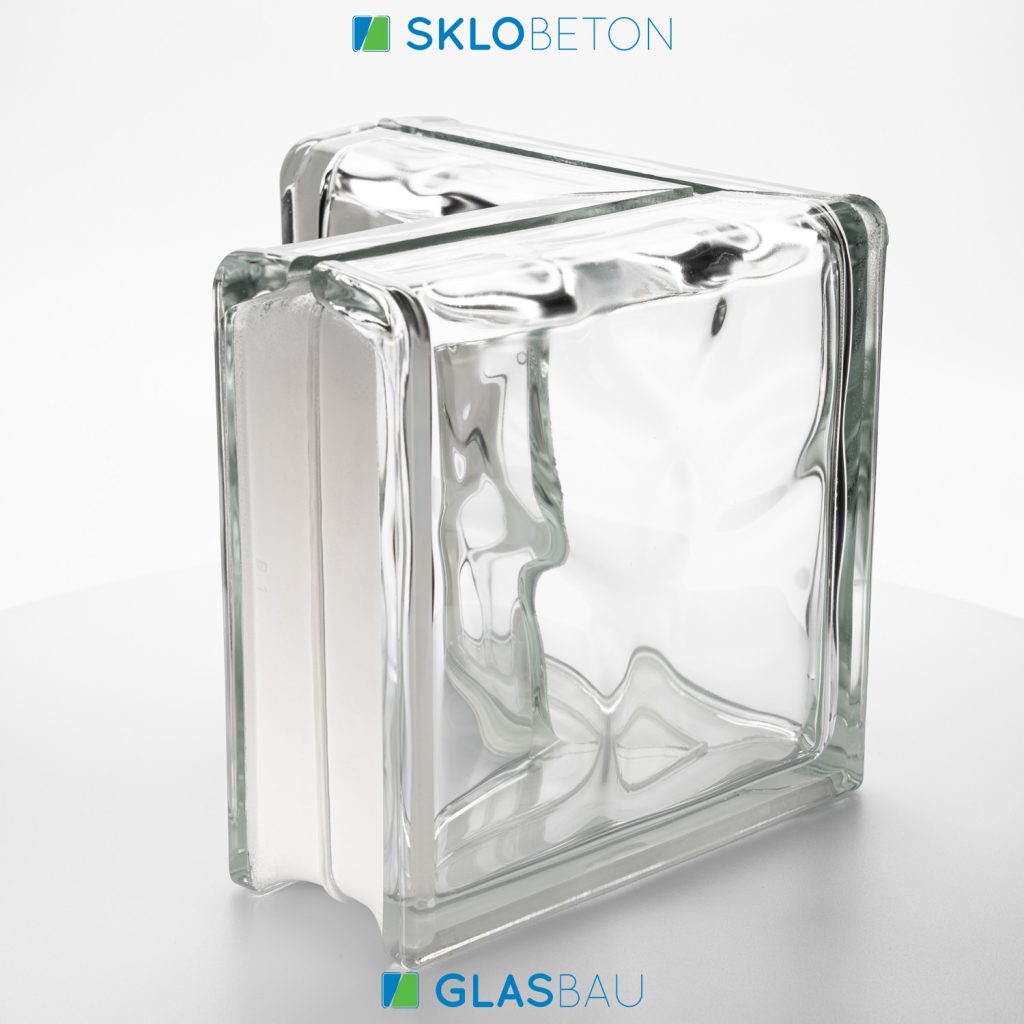 Clear 1919/8 ED Corner 90° Double End Wave