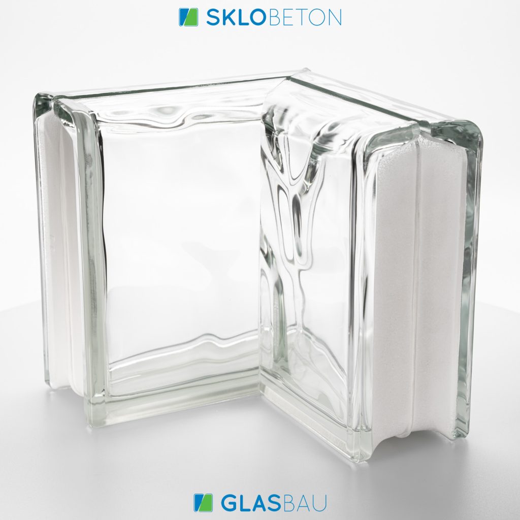 Clear 1919/8 ED Corner 90° Double End Wave