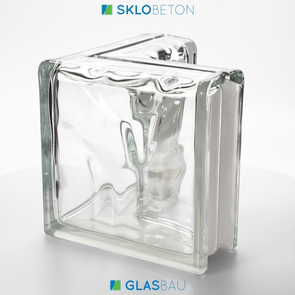 Clear 1919/8 ED Corner 90° Double End Wave