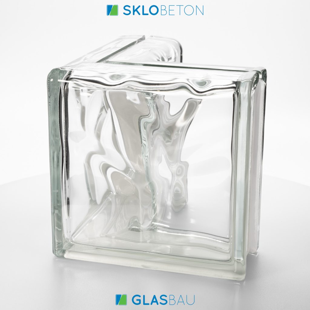 Clear 1919/8 ED Corner 90° Double End Wave