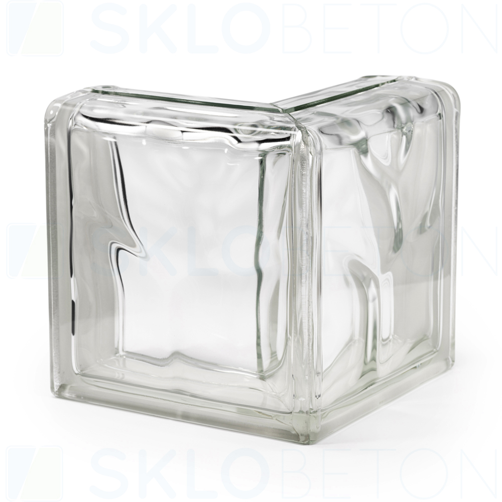 Clear 1919/8 ED Corner 90° Double End Wave